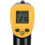 Skaitmeninis lazerinis termometras | LCD ekranas | -50C + 380C (84400)